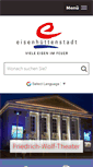 Mobile Screenshot of eisenhuettenstadt.de